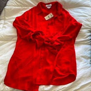 Express button down blouse with tags
